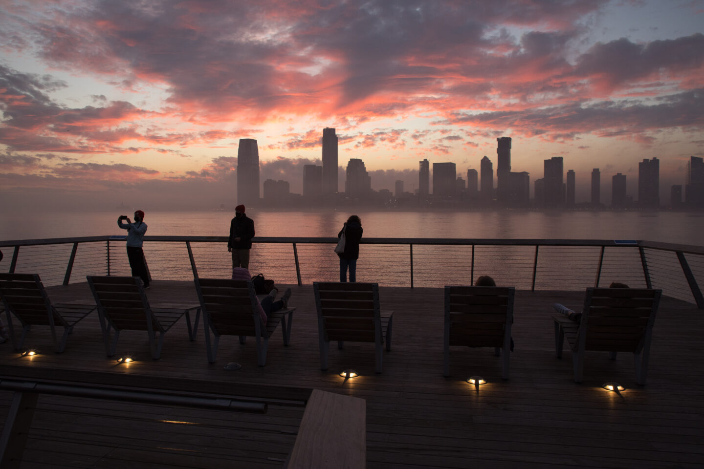 pier 26 at sunset