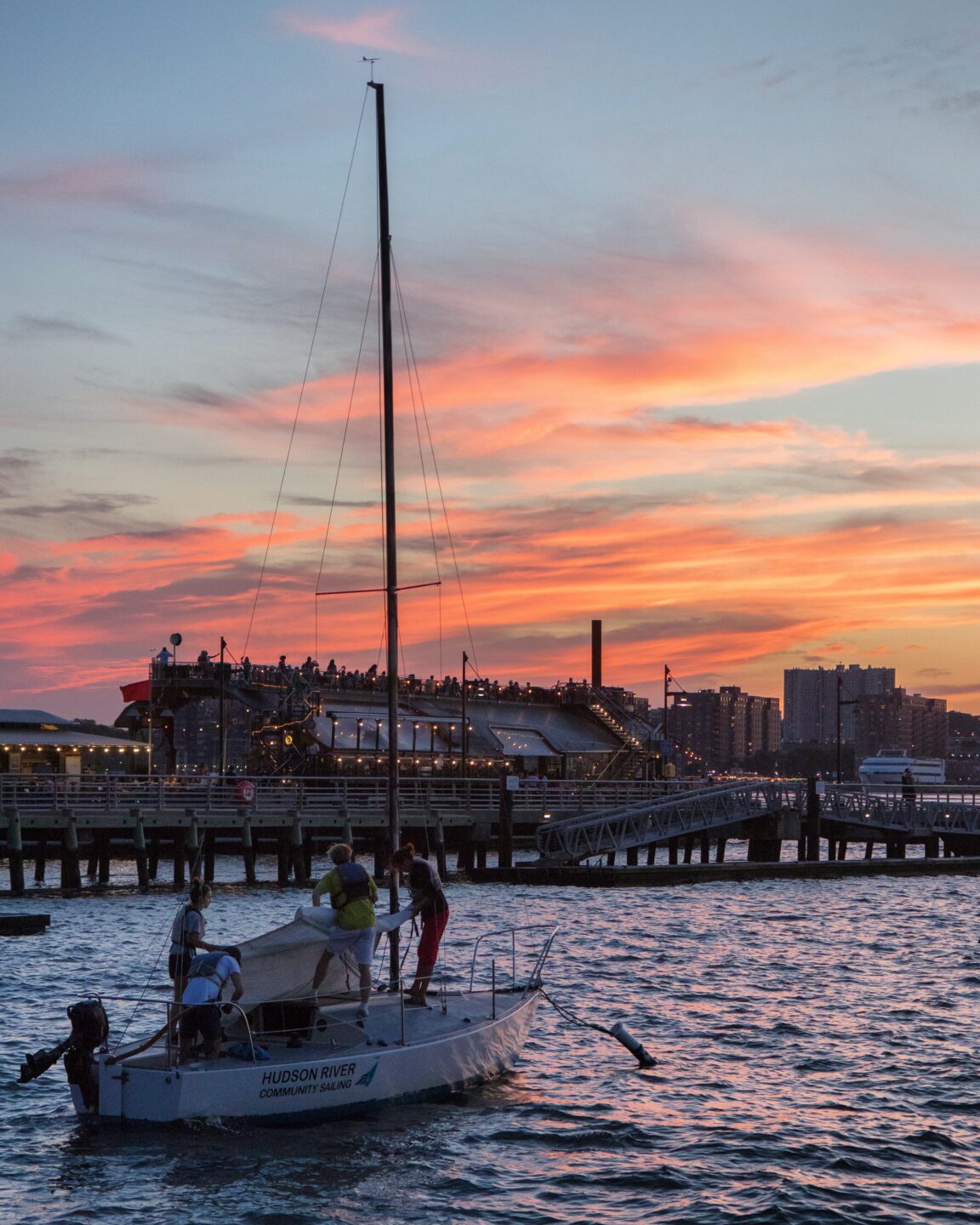 chelsea sunset frying pan sailing