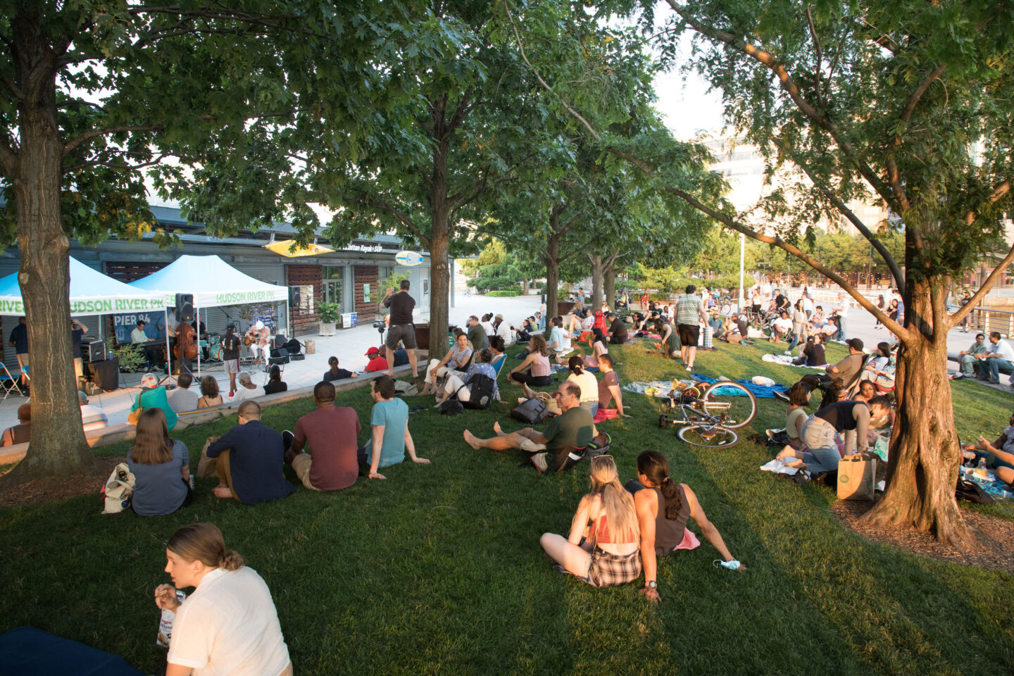 Steve Blum and the Molecular Jazz Quartet perform Hudson River Park Jazz at Pier 84